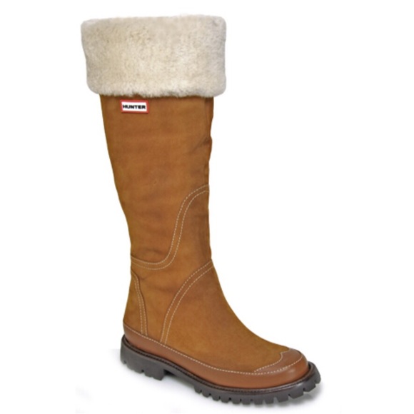 hunter suede boots